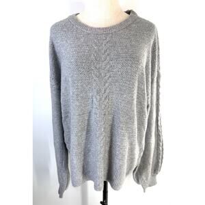Marled Reunited Sweater Womens XL New Cabincore Cable Knit Pullover